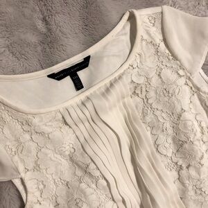 WHBM Lace Tee